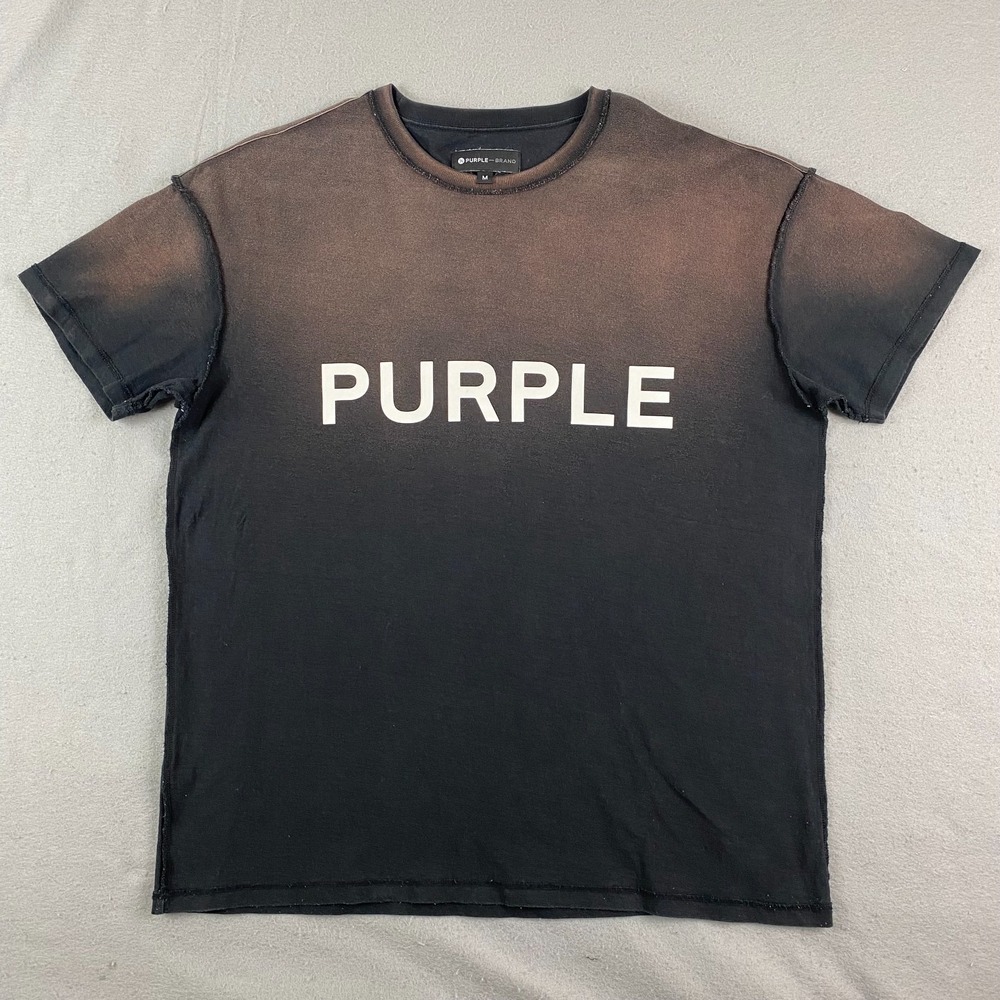 Purple Brand mens Textured Inside Out T shirt Medium short sleeve P101